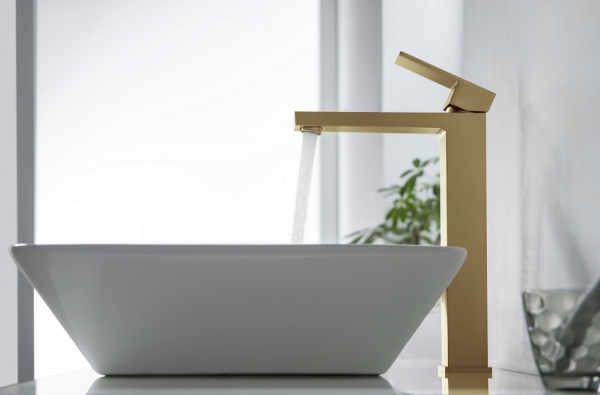 Смеситель для раковины-чаши Timo Selene золото матовое 3011/17F